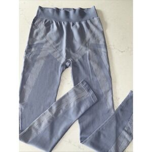 Pretty Little Thing Sport Two Tone Purple Active‎ Leggings Size L Large Women's